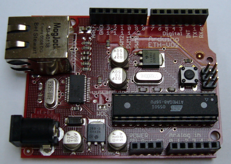 One of the first Arduino ethernets connected to Environment XML (2006?)